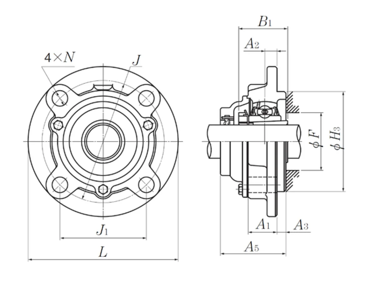 Gối đỡ C-UCFC215D1