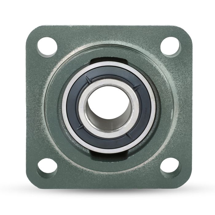 Four Bolt Square Flanged Unit, Cast Housing, Set Screw, UCFS Type - 2 – UCFS312-204D1