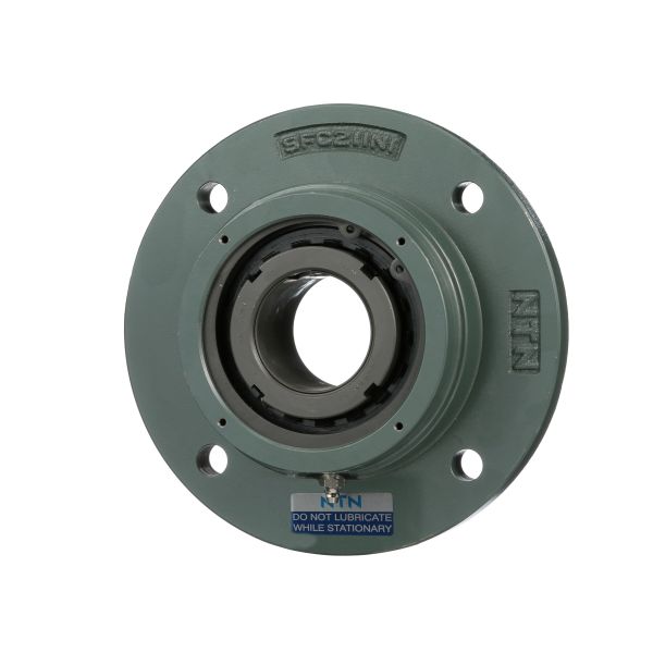 Sealed Spherical Flange Blocks, Ductile End Cover, Open End, SFCW Type - 2 – SFCW2222-315N1