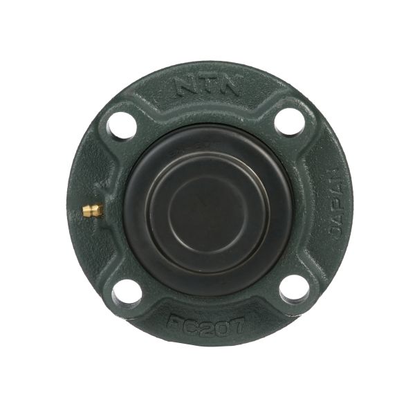 Four Bolt Round Flange Unit, Cast Housing, Adapter, Pressed Steel Dust Cover, Closed End, UKFC Type – SM-UKFC210D1-WHEN-USED-WITH-HE2310X