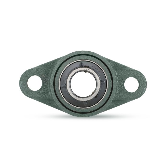 Two Bolt Rhombus Flanged Unit, Cast Housing, Set Screw, Pressed Steel Dust Cover, Closed End, UCFL Type - 4 – SM-UCFLX10D1