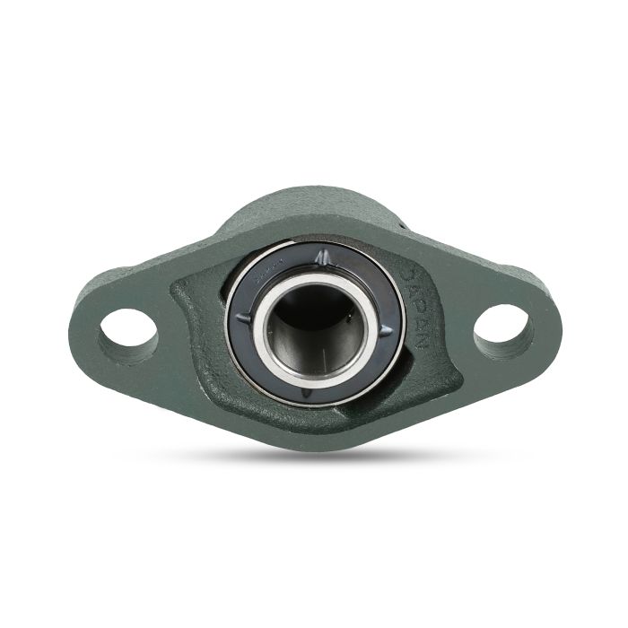 Two Bolt Rhombus Flanged Unit, Cast Housing, Set Screw, Pressed Steel Dust Cover, Closed End, UCFL Type - 3 – SM-UCFLX10D1