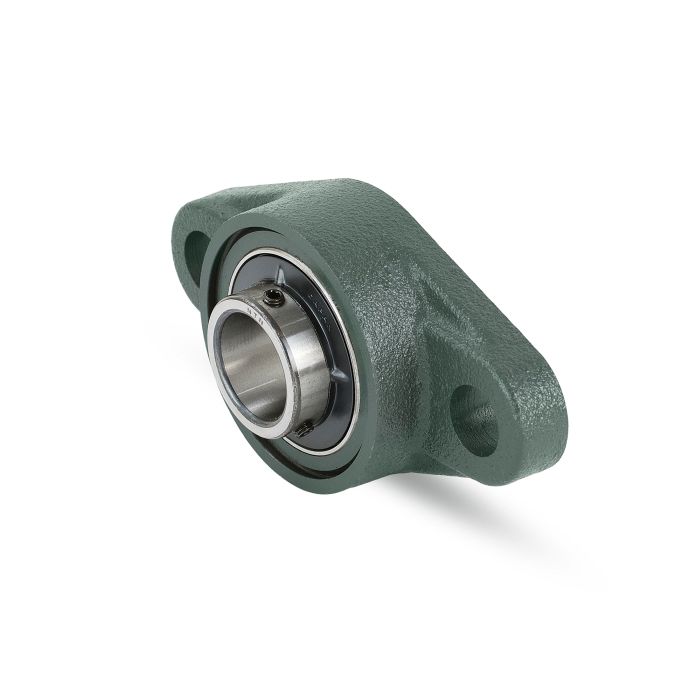 Two Bolt Rhombus Flanged Unit, Cast Housing, Set Screw, Pressed Steel Dust Cover, Closed End, UCFL Type - 5 – SM-UCFLX10D1