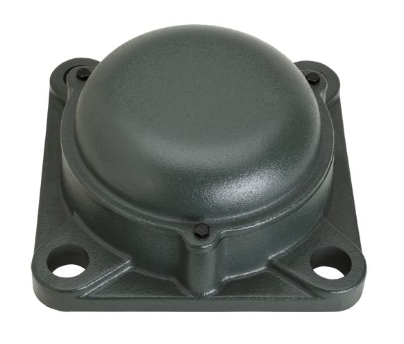 Four Bolt Square Flanged Unit, Cast Housing, Set Screw, Cast Dust Cover, Closed End, UCFS Type – CM-UCFS307D1