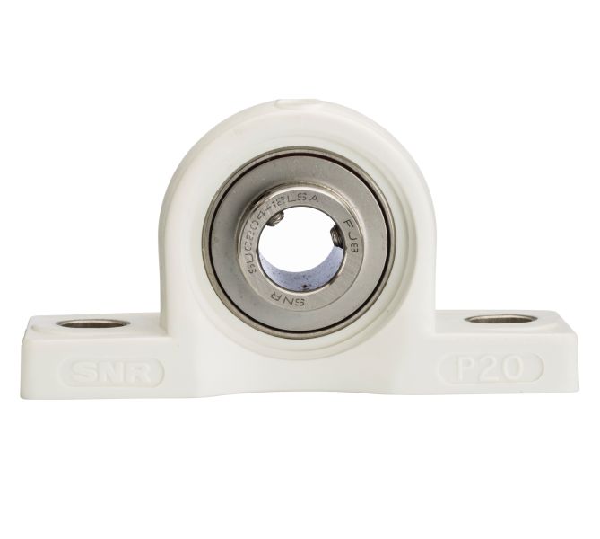 Pillow Block Unit, Thermoplastic Housing, Set Screw, One Closed/One Open Cover, SUCPPL Type – SUCPPL208CCFG1